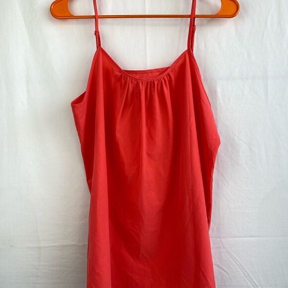 Time and Tru orange flowy tank - Picture 2 of 9